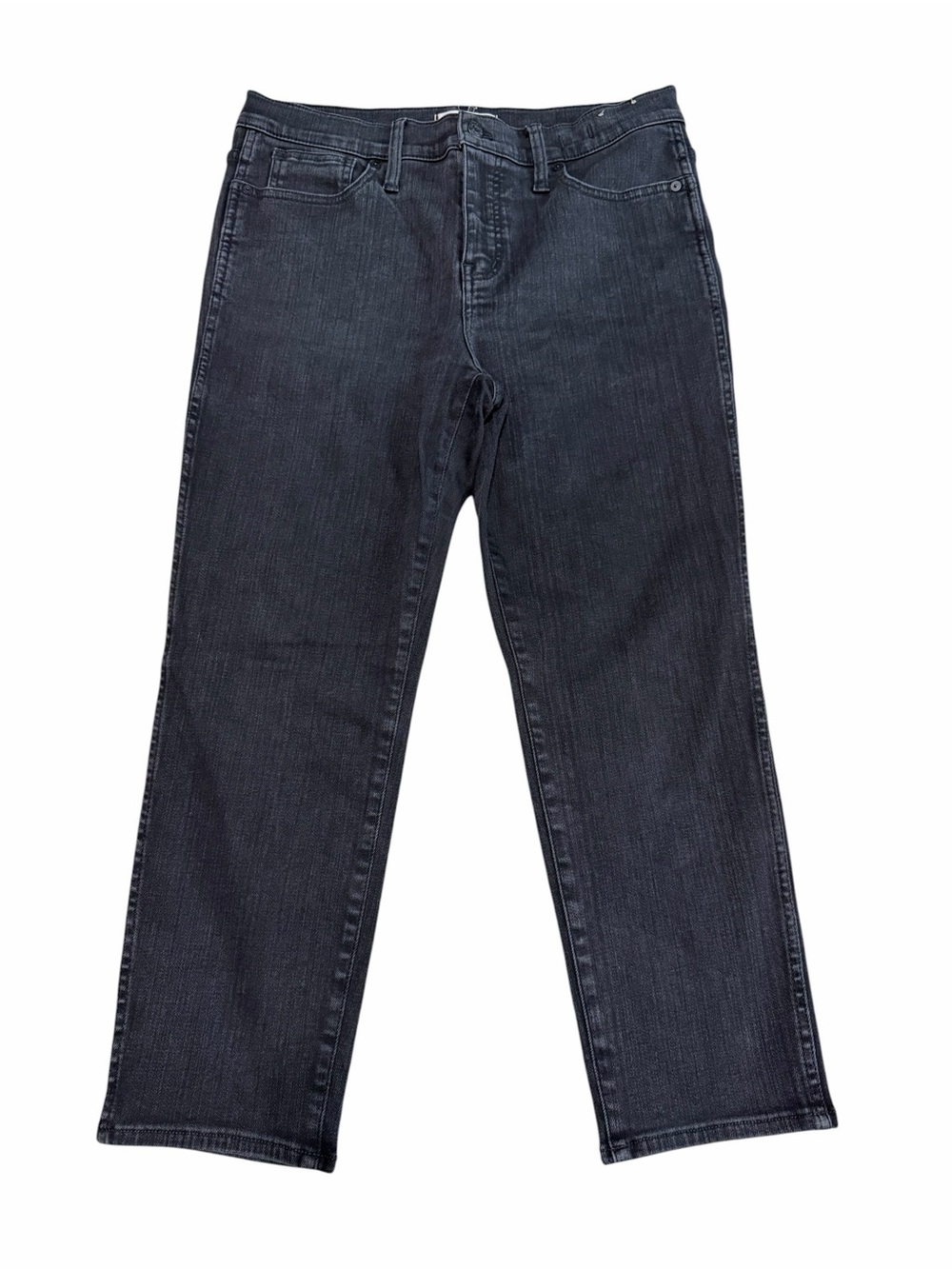 Madewell Women's Stovepipe Straight Leg Jeans | Washed Black |‎ Size 31P